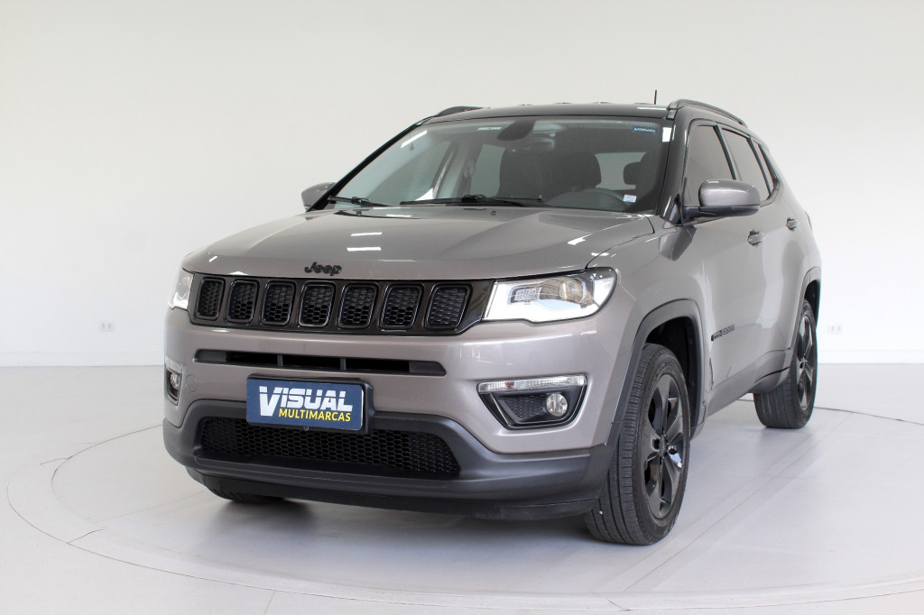 JEEP COMPASS 2.0 NIGHT EAGLE BEATS FLEX AUTOMÁTICO 6M - 2018 - CINZA JEEP COMPASS 2.0 NIGHT EAGLE BEATS FLEX AUTOMÁTICO 6M - 2018 - CINZA