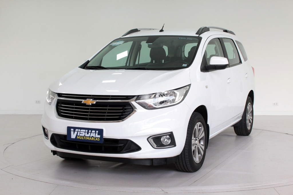 CHEVROLET SPIN 1.8 LTZ FLEX 4P 7L AUTOMÁTICO 6M - 2019 - BRANCO CHEVROLET SPIN 1.8 LTZ FLEX 4P 7L AUTOMÁTICO 6M - 2019 - BRANCO