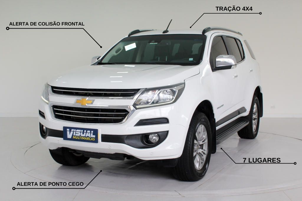 CHEVROLET TRAILBLAZER 2.8 LTZ 7L TURBO DIESEL 4P AUTOMÁTICO - 2017 - BRANCO CHEVROLET TRAILBLAZER 2.8 LTZ 7L TURBO DIESEL 4P AUTOMÁTICO - 2017 - BRANCO