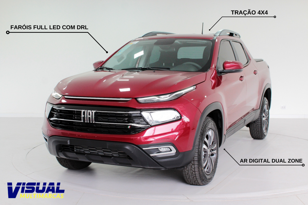 FIAT TORO 2.0 FREEDOM TURBO DIESEL 4X4 AUTOMÁTICO 9M - 2022 - VERMELHO ** 0 KM ** UNIDADE DISPONÍVEL A PRONTA ENTREGA FIAT TORO 2.0 FREEDOM TURBO DIESEL 4X4 AUTOMÁTICO 9M - 2022 - VERMELHO ** 0 KM ** UNIDADE DISPONÍVEL A PRONTA ENTREGA