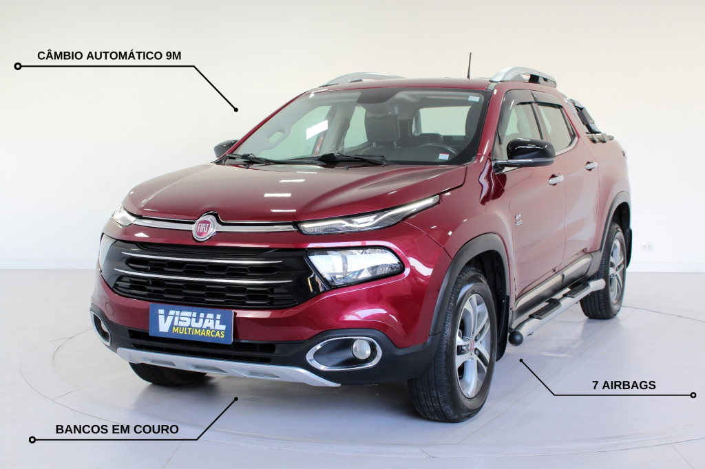 FIAT TORO 2.0 VOLCANO TURBO DIESEL 4X4 4P AUTOMÁTICO 9M - 2017 - VERMELHO FIAT TORO 2.0 VOLCANO TURBO DIESEL 4X4 4P AUTOMÁTICO 9M - 2017 - VERMELHO
