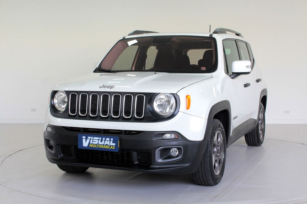 JEEP RENEGADE 1.8 SPORT FLEX MANUAL 6M - 2016 - BRANCO JEEP RENEGADE 1.8 SPORT FLEX MANUAL 6M - 2016 - BRANCO