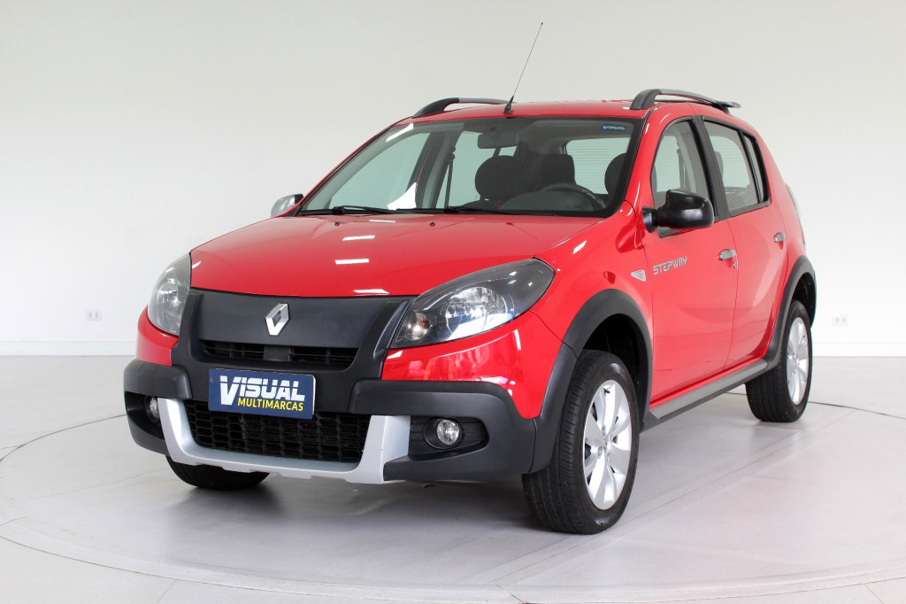 RENAULT SANDERO 1.6 STEPWAY FLEX MANUAL - 2013 - VERMELHO RENAULT SANDERO 1.6 STEPWAY FLEX MANUAL - 2013 - VERMELHO