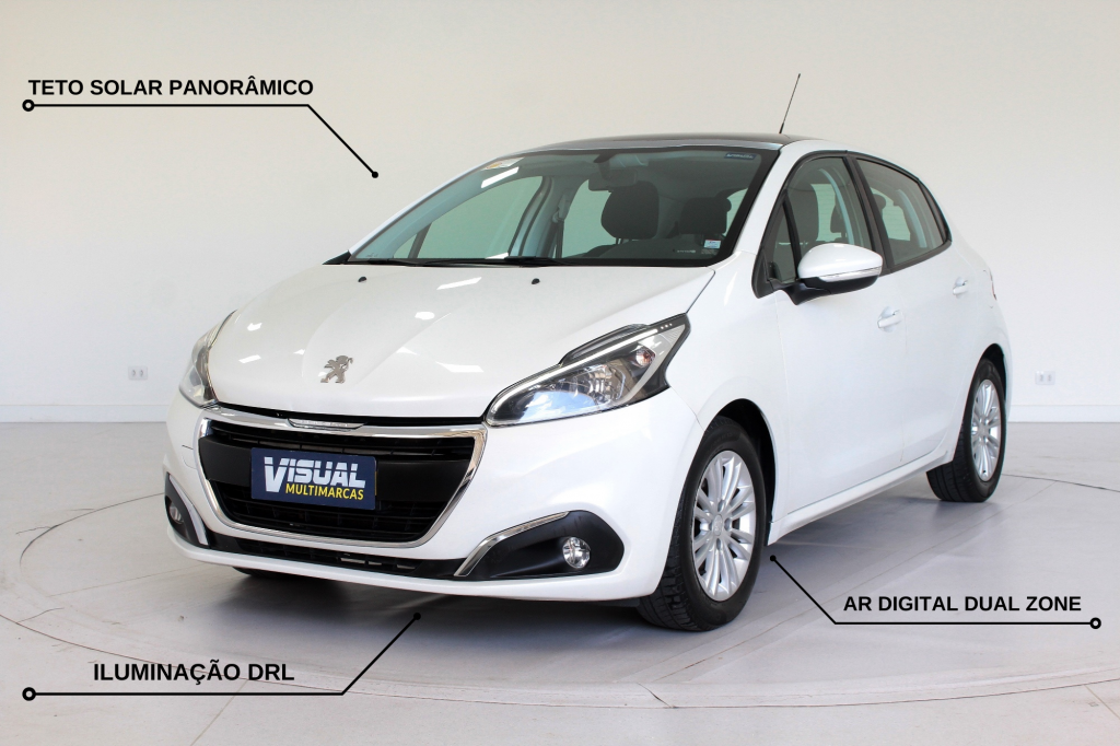 PEUGEOT 208 1.6 ALLURE FLEX AUTOMÁTICO - 2017 - BRANCO PEUGEOT 208 1.6 ALLURE FLEX AUTOMÁTICO - 2017 - BRANCO