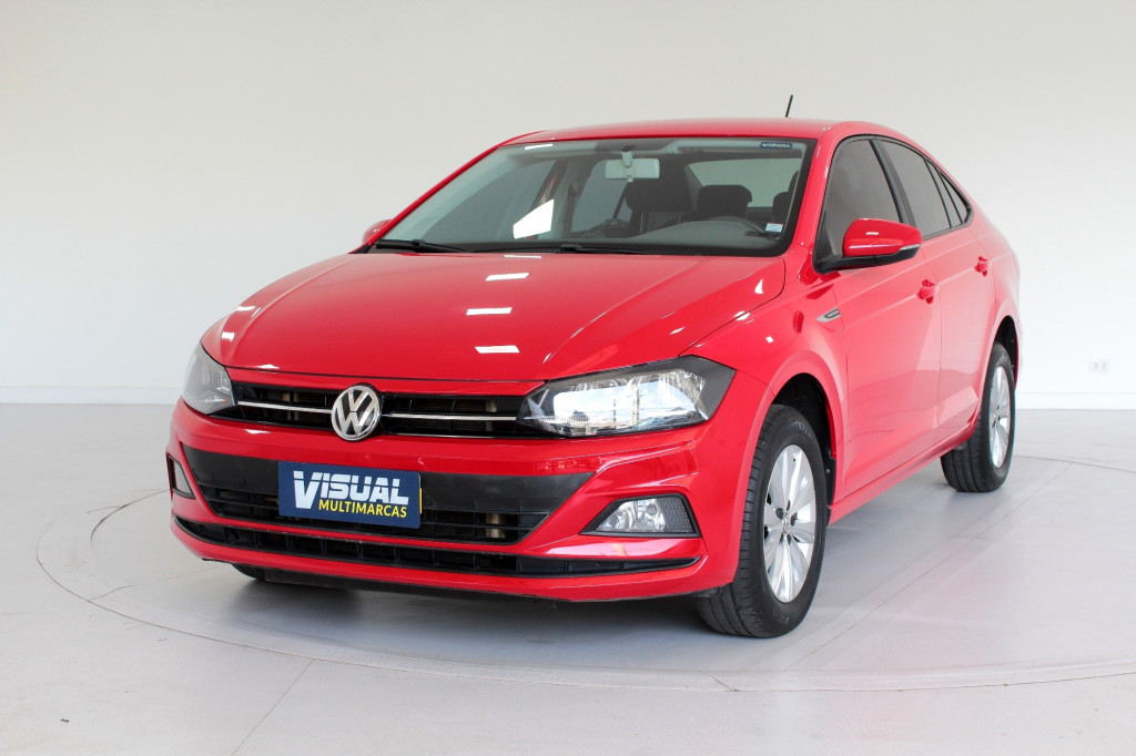 VOLKSWAGEN VIRTUS 1.0 200 TSI COMFORTLINE FLEX AUTOMÁTICO 6M - 2018 - VERMELHO VOLKSWAGEN VIRTUS 1.0 200 TSI COMFORTLINE FLEX AUTOMÁTICO 6M - 2018 - VERMELHO