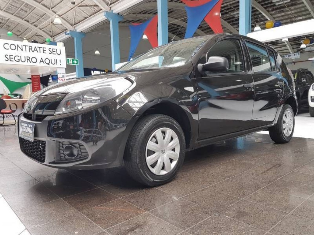 RENAULT SANDERO AUTHENTIQUE 1.0 FLEX 4P MANUAL - 2014 - PRETO RENAULT SANDERO AUTHENTIQUE 1.0 FLEX 4P MANUAL - 2014 - PRETO