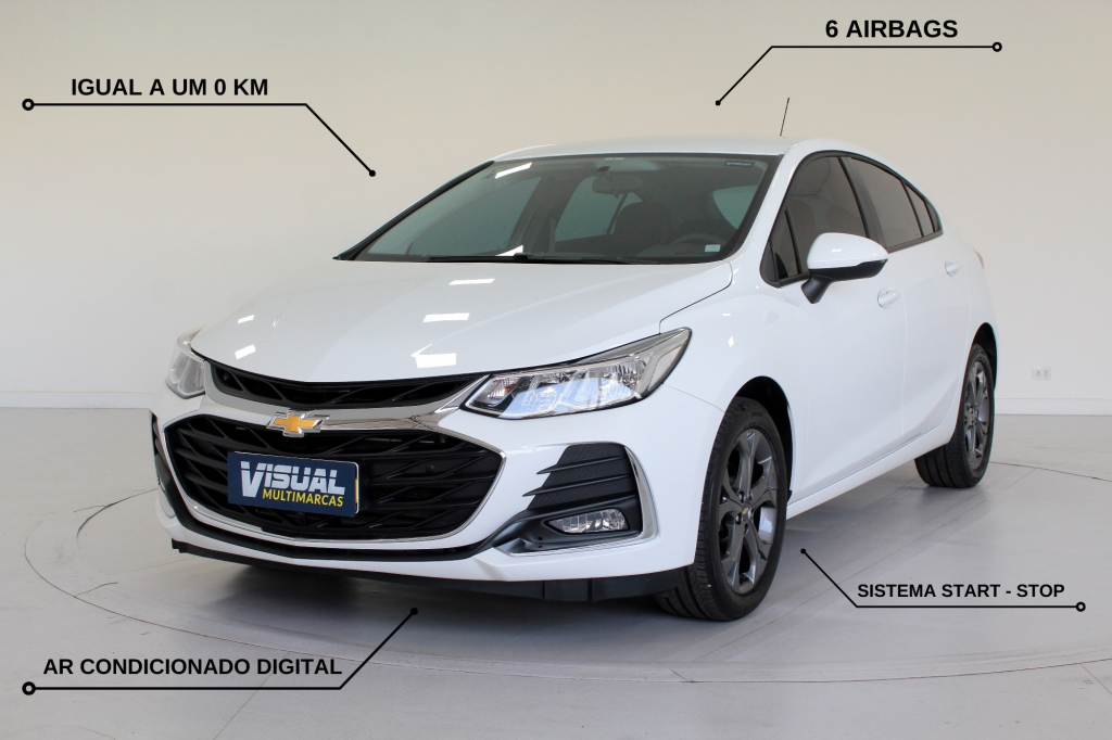 CHEVROLET CRUZE 1.4 TURBO SPORT6 LT FLEX 4P AUTOMÁTICO 6M - 2020 - BRANCO CHEVROLET CRUZE 1.4 TURBO SPORT6 LT FLEX 4P AUTOMÁTICO 6M - 2020 - BRANCO