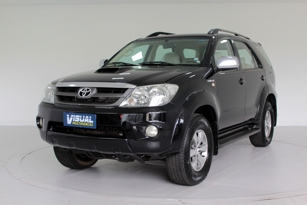 TOYOTA HILUX SW4 3.0 SRV 4X4 TURBO DIESEL AUTOMÁTICO - 2008 - PRETO TOYOTA HILUX SW4 3.0 SRV 4X4 TURBO DIESEL AUTOMÁTICO - 2008 - PRETO