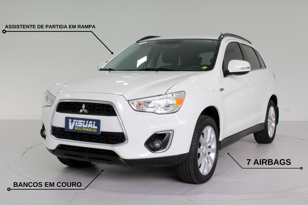 MITSUBISHI ASX 2.0 4WD AUTOMÁTICO CVT 6M - 2015 - BRANCO MITSUBISHI ASX 2.0 4WD AUTOMÁTICO CVT 6M - 2015 - BRANCO