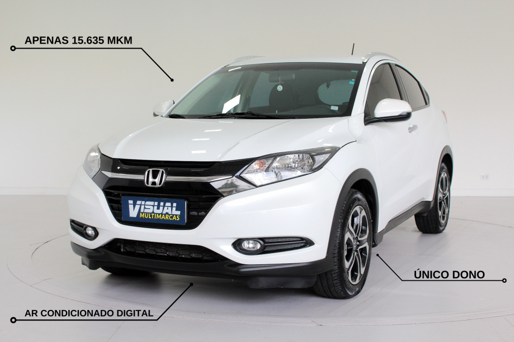 HONDA HR-V 1.8 EXL FLEX AUTOMÁTICO CVT 7M - 2018 - BRANCO HONDA HR-V 1.8 EXL FLEX AUTOMÁTICO CVT 7M - 2018 - BRANCO