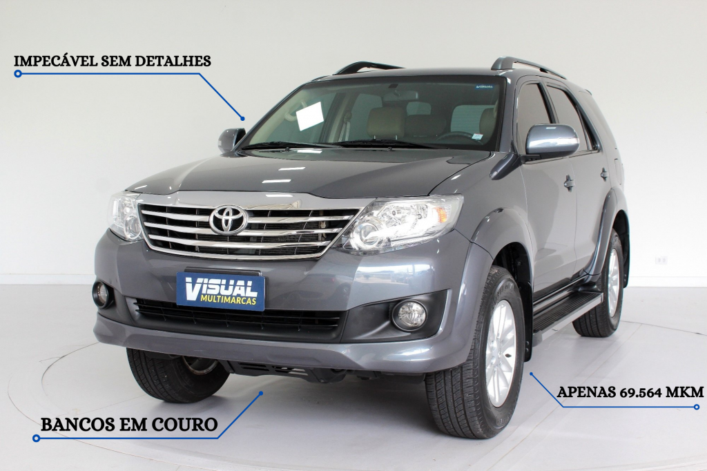 TOYOTA HILUX SW4 2.7 SR FLEX AUTOMÁTICO - 2015 - CINZA TOYOTA HILUX SW4 2.7 SR FLEX AUTOMÁTICO - 2015 - CINZA