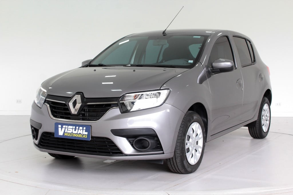 RENAULT SANDERO 1.0 ZEN FLEX MANUAL - 2020 - CINZA RENAULT SANDERO 1.0 ZEN FLEX MANUAL - 2020 - CINZA
