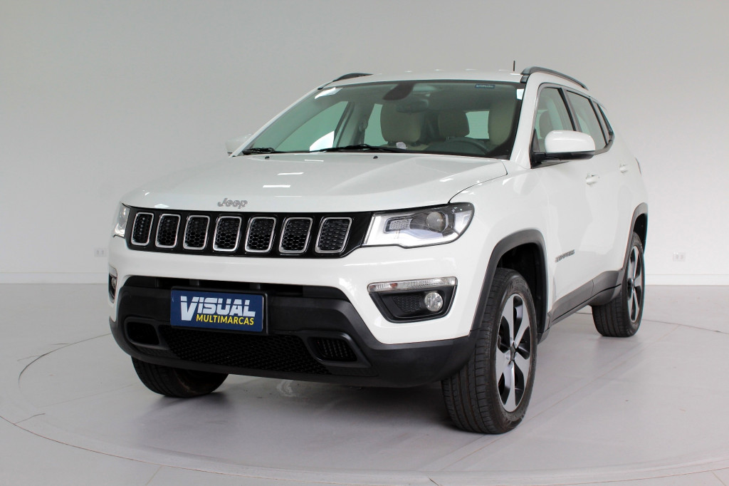 JEEP COMPASS 2.0 LONGITUDE TURBO DIESEL 4X4 AUTOMÁTICO 9M - 2017 - BRANCO JEEP COMPASS 2.0 LONGITUDE TURBO DIESEL 4X4 AUTOMÁTICO 9M - 2017 - BRANCO