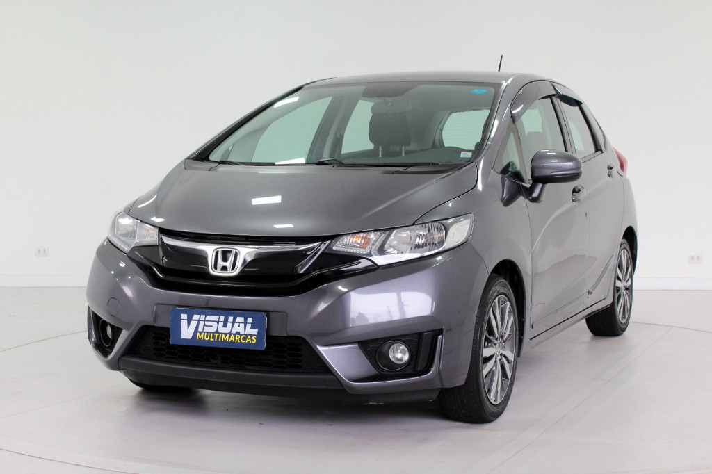 HONDA FIT 1.5 LX FLEX AUTOMÁTICO CVT - 2015 - CINZA HONDA FIT 1.5 LX FLEX AUTOMÁTICO CVT - 2015 - CINZA