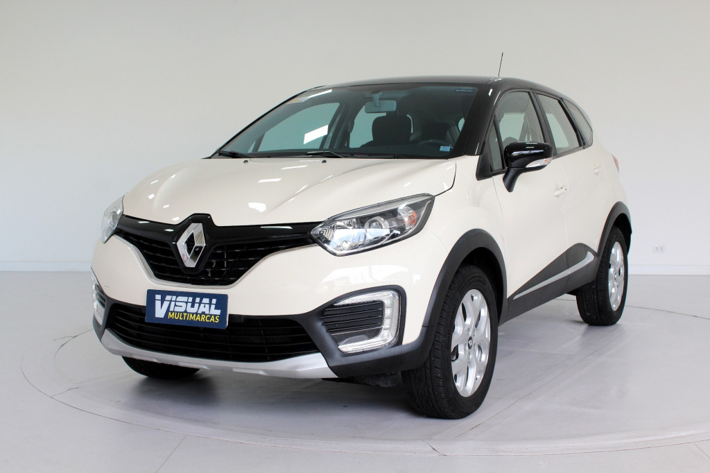 RENAULT CAPTUR 1.6 ZEN FLEX MANUAL - 2018 - BRANCO RENAULT CAPTUR 1.6 ZEN FLEX MANUAL - 2018 - BRANCO