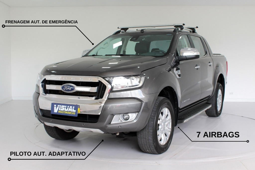 FORD RANGER 3.2 LIMITED 4X4 CD TURBO DIESEL 4P AUTOMÁTICO 6M - 2019 - CINZA FORD RANGER 3.2 LIMITED 4X4 CD TURBO DIESEL 4P AUTOMÁTICO 6M - 2019 - CINZA