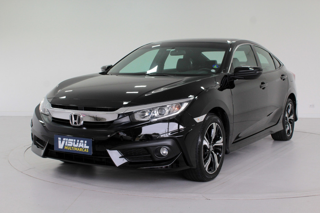 HONDA CIVIC 2.0 EX FLEX AUTOMÁTICO CVT 7M - 2017 - PRETO HONDA CIVIC 2.0 EX FLEX AUTOMÁTICO CVT 7M - 2017 - PRETO