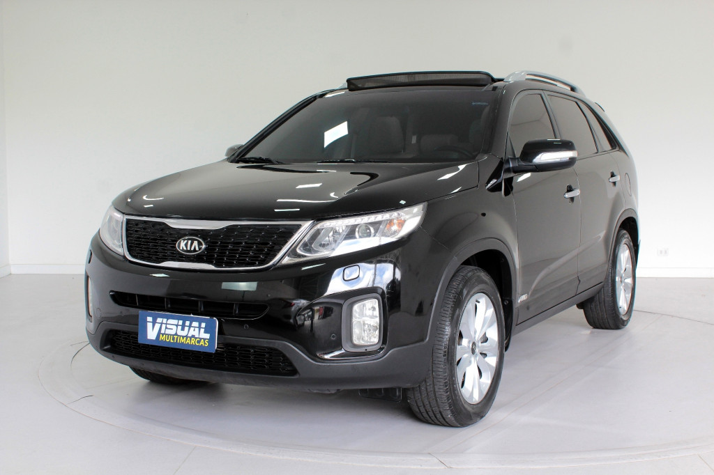 KIA SORENTO 3.5 V6 EX AWD 7L AUTOMÁTICO 6M - 2015 - PRETO KIA SORENTO 3.5 V6 EX AWD 7L AUTOMÁTICO 6M - 2015 - PRETO