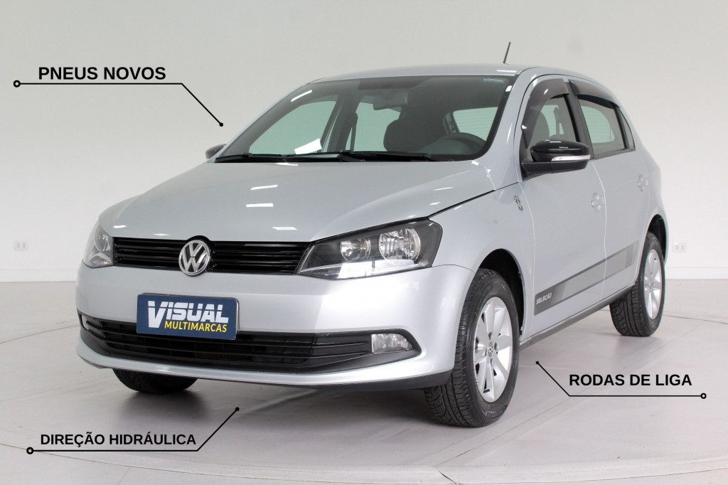 VOLKSWAGEN GOL 1.6 SELEÇÃO FLEX MANUAL - 2014 - PRATA VOLKSWAGEN GOL 1.6 SELEÇÃO FLEX MANUAL - 2014 - PRATA