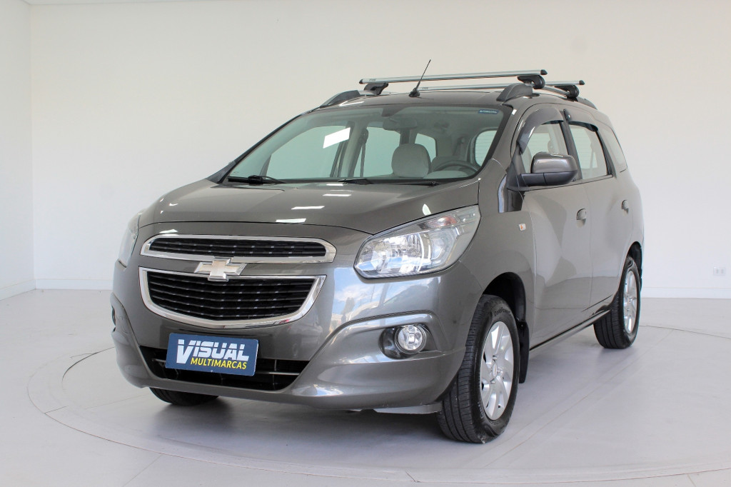 CHEVROLET SPIN 1.8 LTZ FLEX 7L MANUAL - 2014 - CINZA CHEVROLET SPIN 1.8 LTZ FLEX 7L MANUAL - 2014 - CINZA