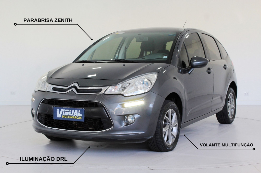 CITROËN C3 1.5 TENDANCE FLEX MANUAL - 2014 - CINZA CITROËN C3 1.5 TENDANCE FLEX MANUAL - 2014 - CINZA