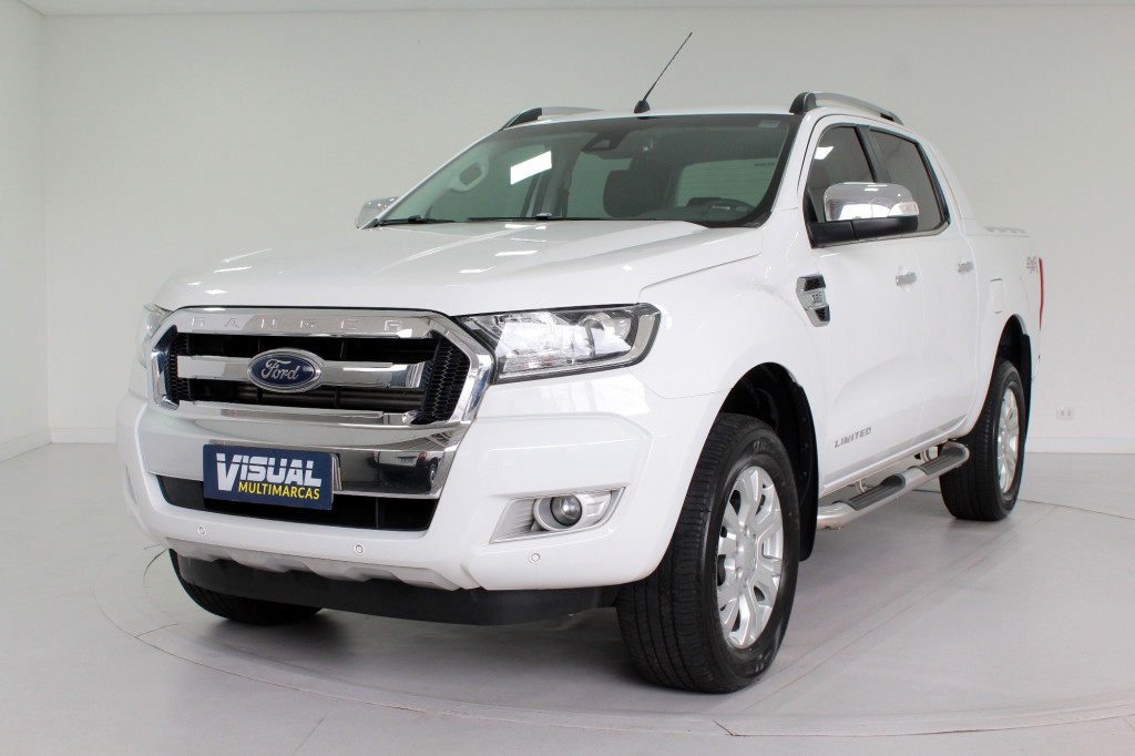 FORD RANGER 3.2 LIMITED 4X4 CD TURBO DIESEL 4P AUTOMÁTICO 6M - 2018 - BRANCO FORD RANGER 3.2 LIMITED 4X4 CD TURBO DIESEL 4P AUTOMÁTICO 6M - 2018 - BRANCO