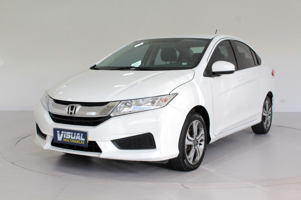 HONDA CITY 1.5 LX FLEX AUTOMÁTICO CVT - 2015 - BRANCO HONDA CITY 1.5 LX FLEX AUTOMÁTICO CVT - 2015 - BRANCO
