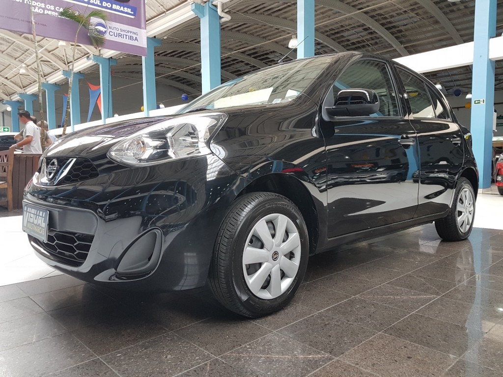 NISSAN MARCH S 1.0 FLEX 4P - 2019 - PRETO NISSAN MARCH S 1.0 FLEX 4P - 2019 - PRETO
