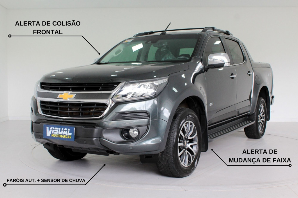 CHEVROLET S10 2.8 HIGH COUNTRY 4X4 CD TURBO DIESEL AUTOMÁTICO 6M - 2019 - CINZA CHEVROLET S10 2.8 HIGH COUNTRY 4X4 CD TURBO DIESEL AUTOMÁTICO 6M - 2019 - CINZA