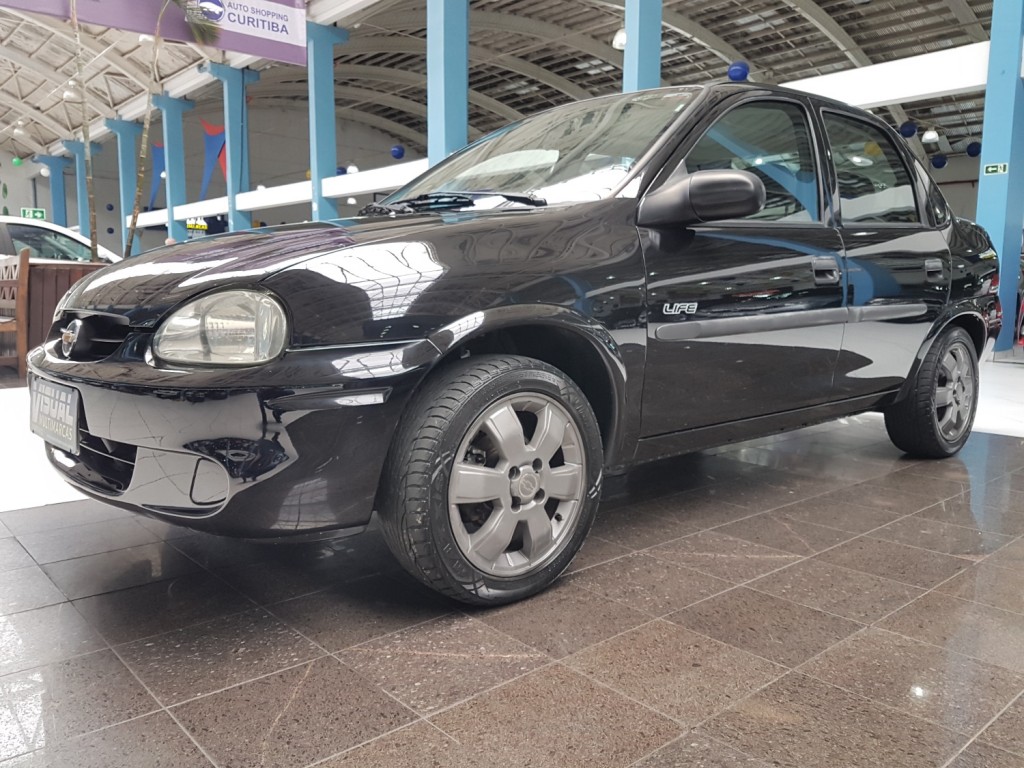 GM CLASSIC LIFE 1.0 FLEX 4P - 2008 - PRETO GM CLASSIC LIFE 1.0 FLEX 4P - 2008 - PRETO