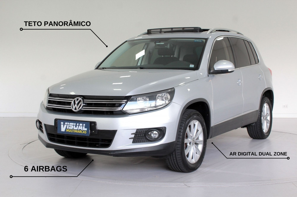 VOLKSWAGEN TIGUAN 2.0 TSI 4MOTION AUTOMÁTICO 6M - 2014 - PRATA VOLKSWAGEN TIGUAN 2.0 TSI 4MOTION AUTOMÁTICO 6M - 2014 - PRATA