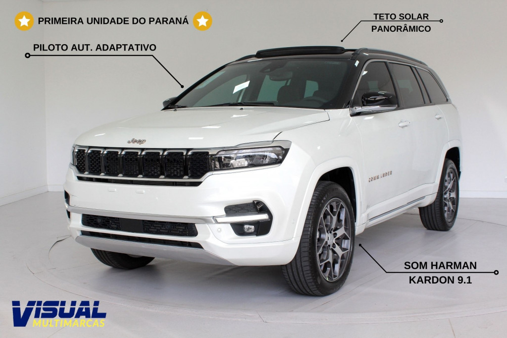 JEEP COMMANDER OVERLAND TD380 TURBO DIESEL 4X4 7L AUTOMÁTICO 9M - 2022 - BRANCO PÉROLA ** 0 KM ** UNIDADE DISPONÍVEL A PRONTA ENTREGA JEEP COMMANDER OVERLAND TD380 TURBO DIESEL 4X4 7L AUTOMÁTICO 9M - 2022 - BRANCO PÉROLA ** 0 KM ** UNIDADE DISPONÍVEL A PRONTA ENTREGA
