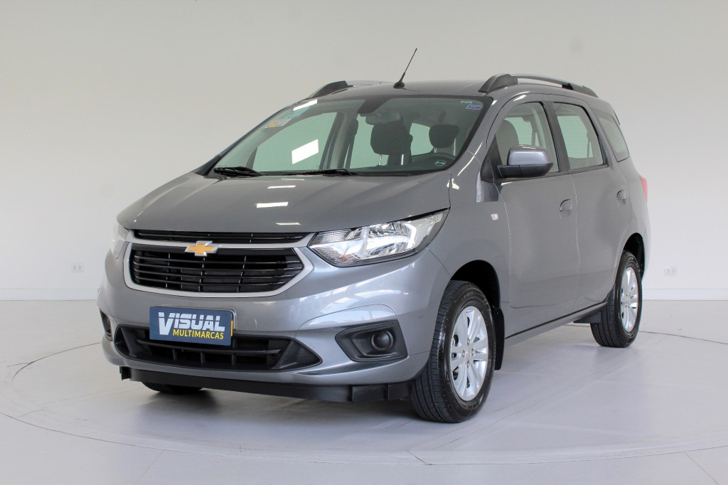 CHEVROLET SPIN 1.8 LT FLEX AUTOMÁTICO 6M - 2020 - CINZA CHEVROLET SPIN 1.8 LT FLEX AUTOMÁTICO 6M - 2020 - CINZA