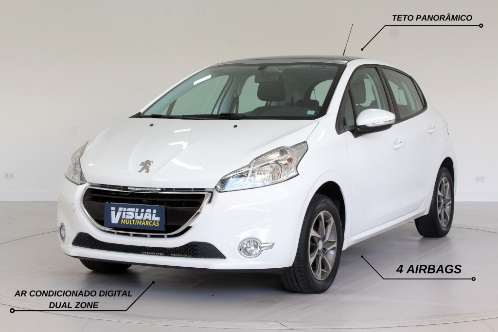 PEUGEOT 208 1.5 ALLURE FLEX MANUAL - 2016 - BRANCO PEUGEOT 208 1.5 ALLURE FLEX MANUAL - 2016 - BRANCO