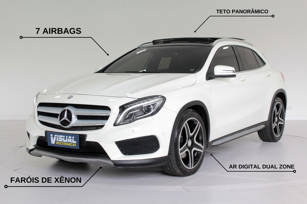 MERCEDES-BENZ GLA 250 SPORT AUTOMATIZADO 7M - 2015 - BRANCO MERCEDES-BENZ GLA 250 SPORT AUTOMATIZADO 7M - 2015 - BRANCO