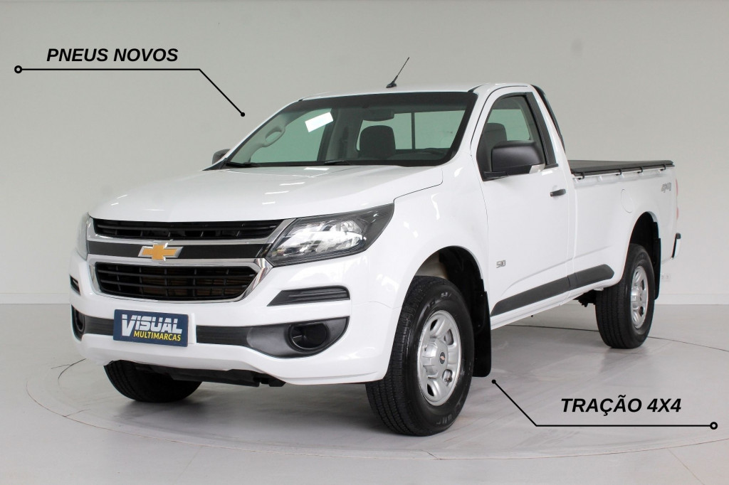 CHEVROLET S10 2.8 LS CS 4X4 TURBO DIESEL MANUAL - 2018 - BRANCO CHEVROLET S10 2.8 LS CS 4X4 TURBO DIESEL MANUAL - 2018 - BRANCO