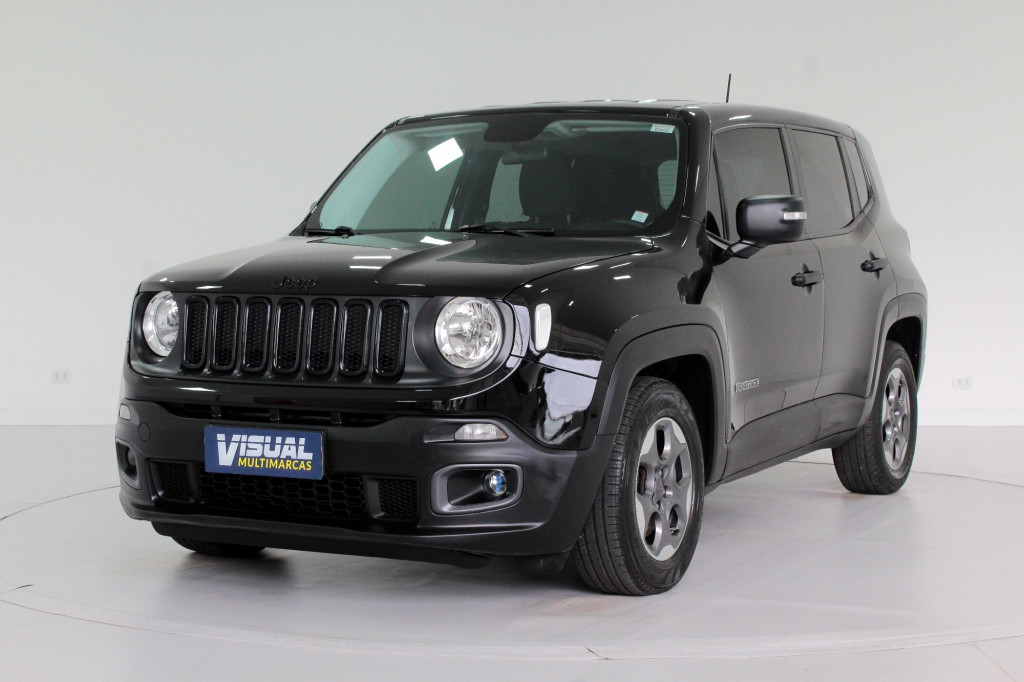 JEEP RENEGADE 1.8 SPORT FLEX AUTOMÁTICO 6M - 2016 - PRETO JEEP RENEGADE 1.8 SPORT FLEX AUTOMÁTICO 6M - 2016 - PRETO