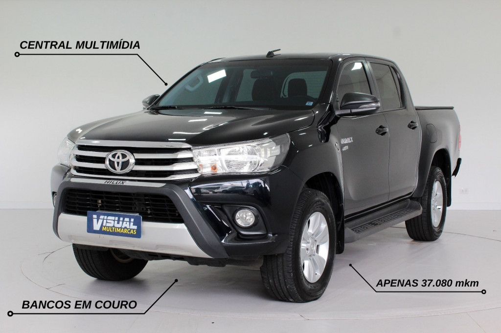 TOYOTA HILUX 2.7 SR CD FLEX MANUAL - 2018 - PRETO TOYOTA HILUX 2.7 SR CD FLEX MANUAL - 2018 - PRETO