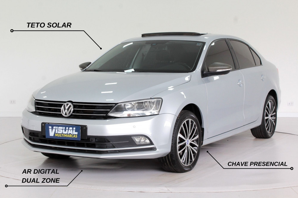 VOLKSWAGEN JETTA 2.0 COMFORTLINE FLEX AUTOMÁTICO - 2015 - PRATA VOLKSWAGEN JETTA 2.0 COMFORTLINE FLEX AUTOMÁTICO - 2015 - PRATA