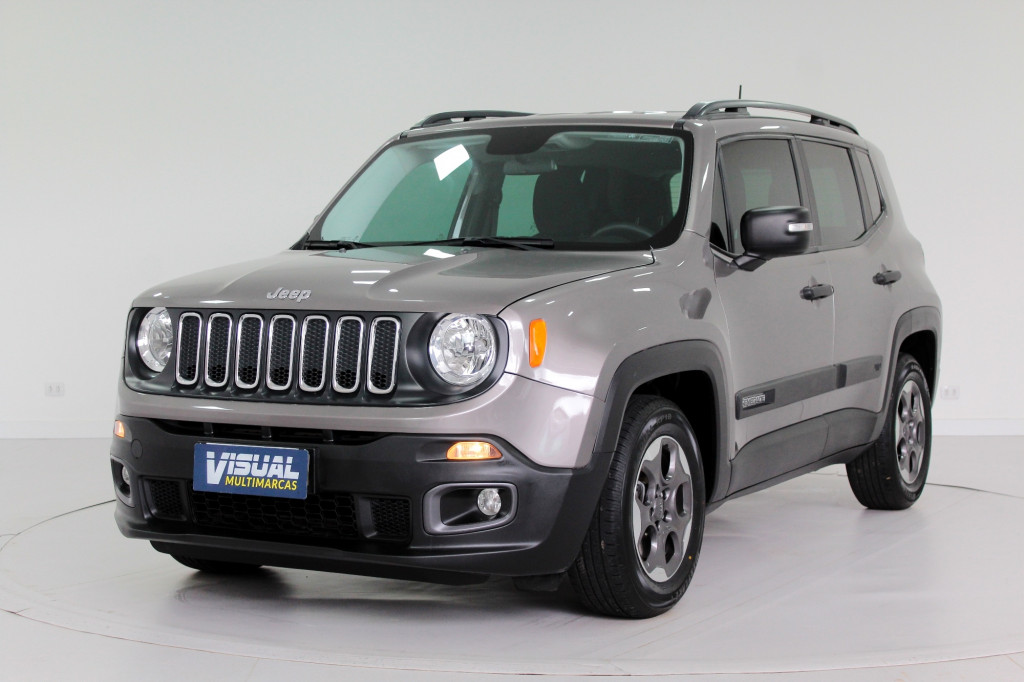 JEEP RENEGADE 1.8 SPORT FLEX AUTOMÁTICO 6M - 2017 - CINZA JEEP RENEGADE 1.8 SPORT FLEX AUTOMÁTICO 6M - 2017 - CINZA