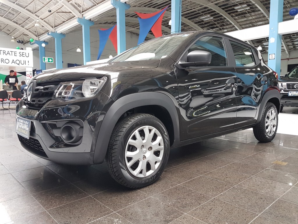 RENAULT KWID LIFE 1.0 FLEX 4P - 2018 - PRETO RENAULT KWID LIFE 1.0 FLEX 4P - 2018 - PRETO
