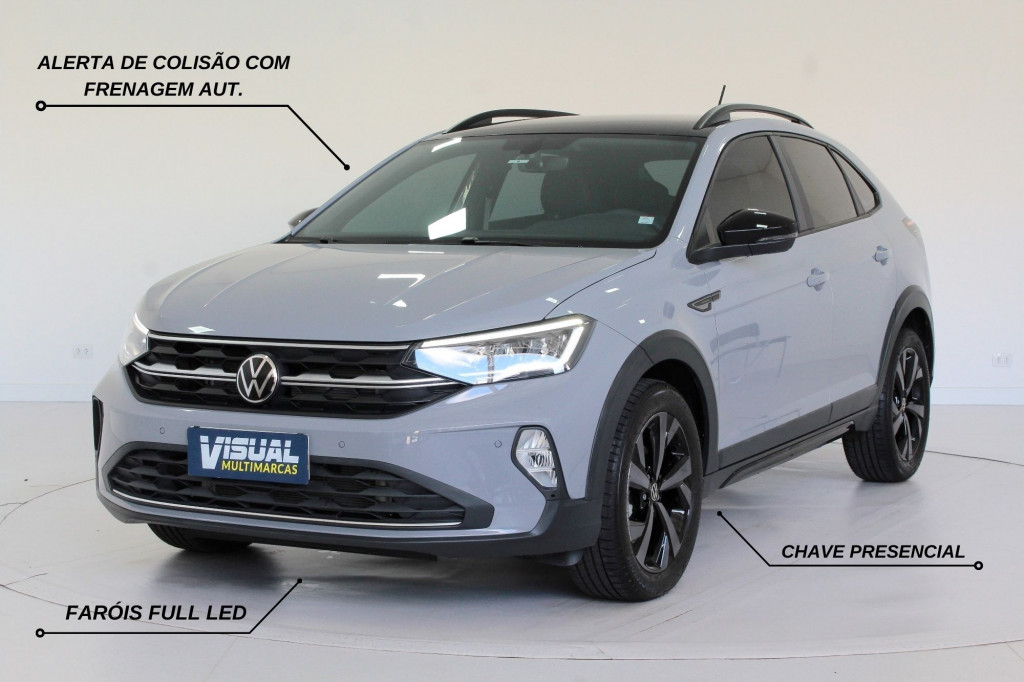 VOLKSWAGEN NIVUS 1.0 200 TSI HIGHLINE LAUNCHING EDITION FLEX AUTOMÁTICO 6M - 2022 - CINZA MOONSTONE VOLKSWAGEN NIVUS 1.0 200 TSI HIGHLINE LAUNCHING EDITION FLEX AUTOMÁTICO 6M - 2022 - CINZA MOONSTONE