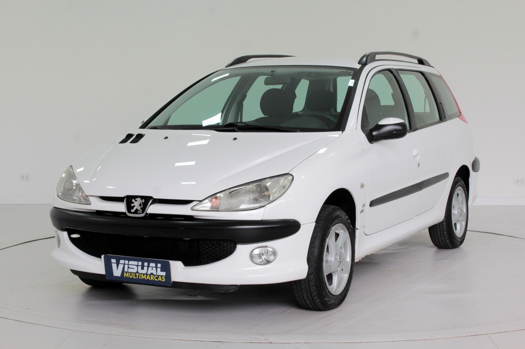 PEUGEOT 206 1.4 PRESENCE SW FLEX MANUAL - 2007 - BRANCO PEUGEOT 206 1.4 PRESENCE SW FLEX MANUAL - 2007 - BRANCO
