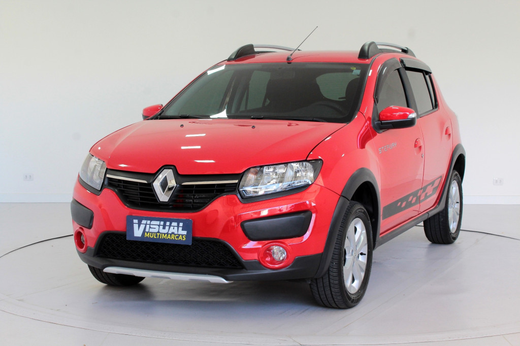 RENAULT SANDERO 1.6 STEPWAY FLEX MANUAL - 2015 - VERMELHO RENAULT SANDERO 1.6 STEPWAY FLEX MANUAL - 2015 - VERMELHO