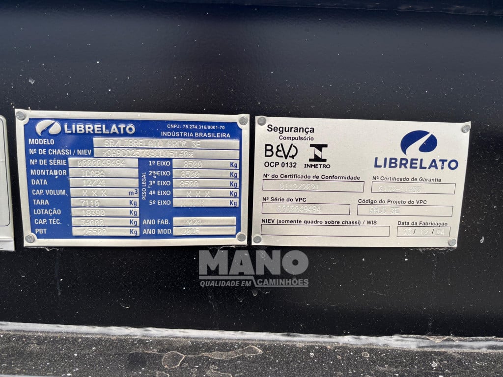 Imagem do veículo Carreta Porta Container LIBRELATO CARRETA PRANCHA