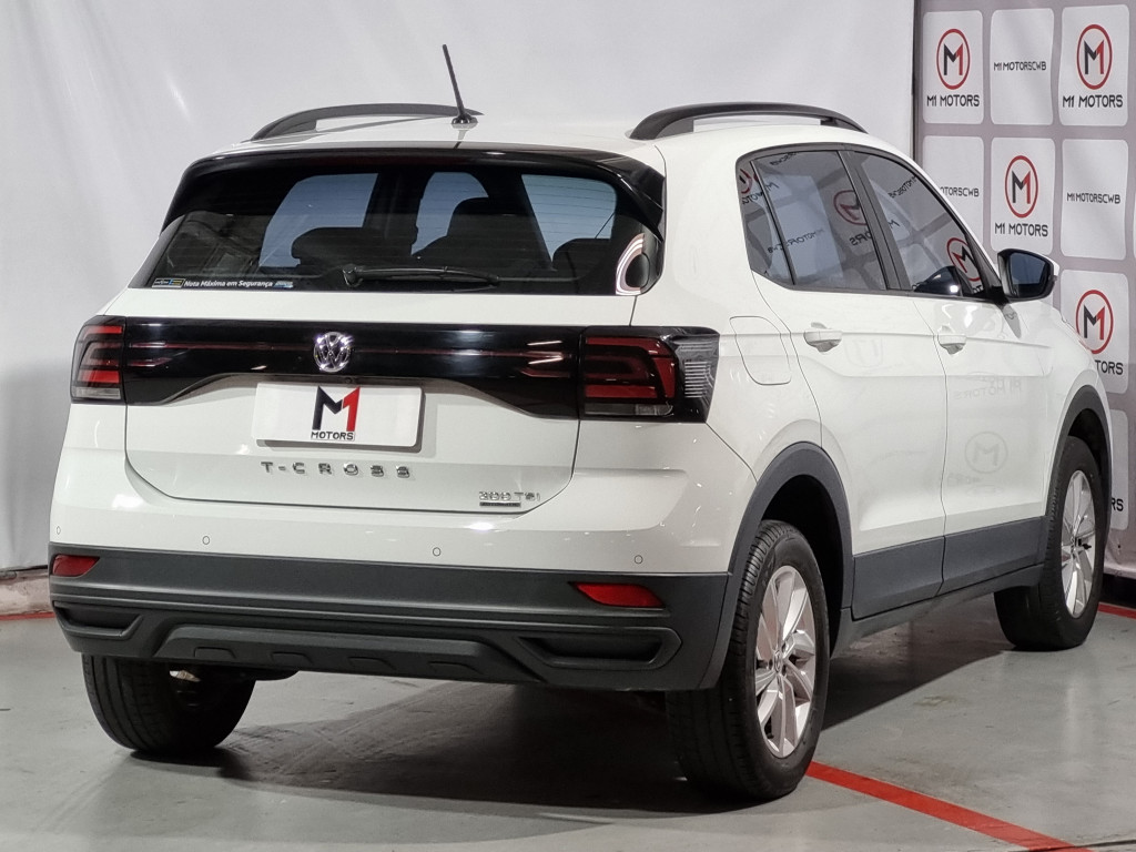 Imagem do veículo VOLKSWAGEN T-CROSS 1.0 200 TSI FLEX AUTOMÁTICO - 2020 - BRANCO