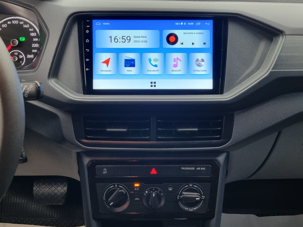 Imagem do veículo VOLKSWAGEN T-CROSS SENSE 1.0 200 TSI FLEX AUTOMÁTICO - 2022 - PRETO