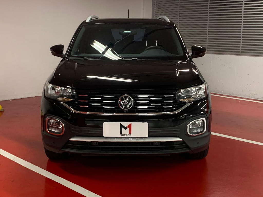 Imagem do veículo VOLKSWAGEN T-CROSS HIGHLINE 1.4 250 TSI FLEX AUTOMÁTICO - 2022 - PRETO