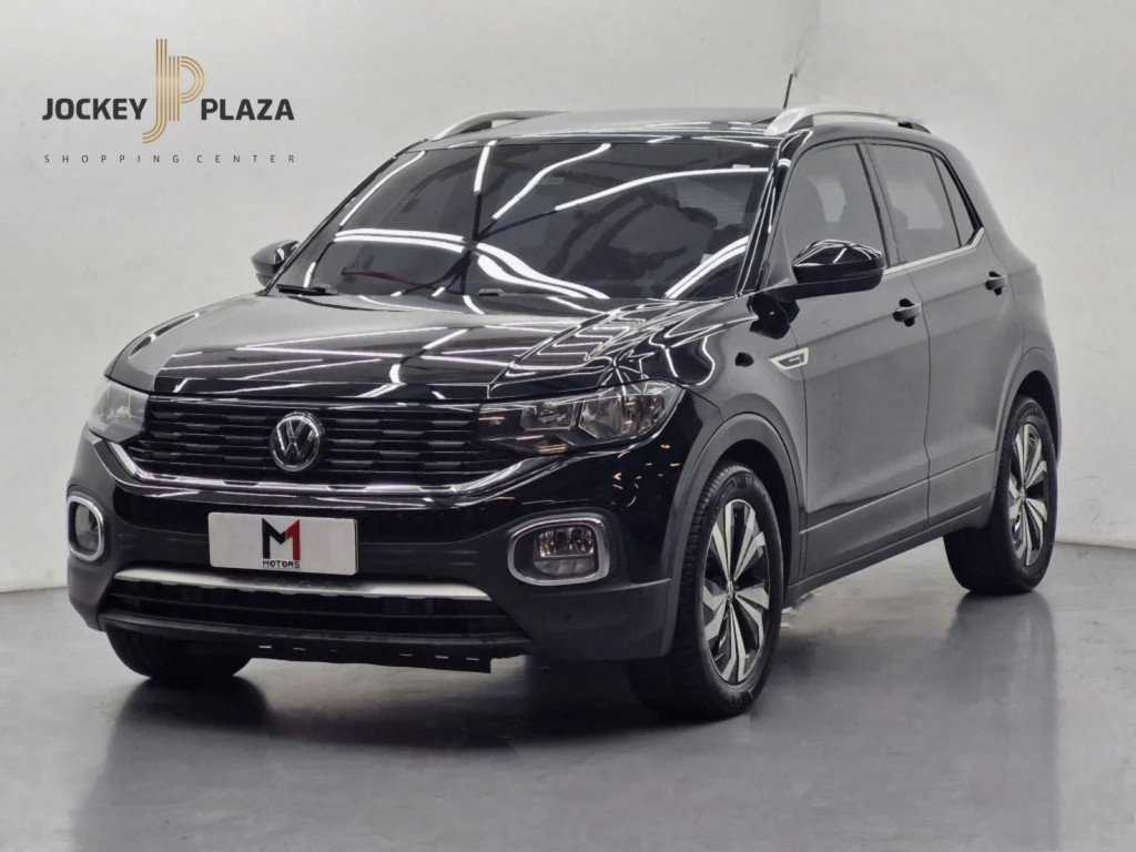 VOLKSWAGEN T-CROSS HIGHLINE 1.4 250 TSI FLEX AUTOMÁTICO - 2020 - PRETA