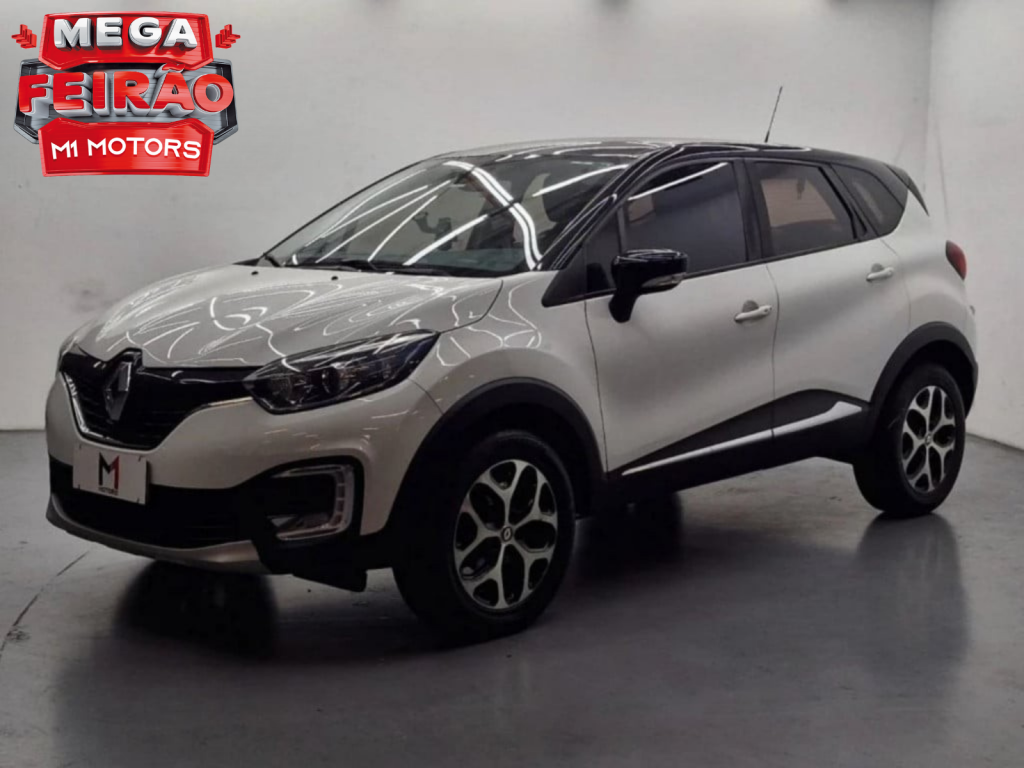 RENAULT CAPTUR INTENSE 1.6 SCE FLEX CVT - 2019 - BRANCO